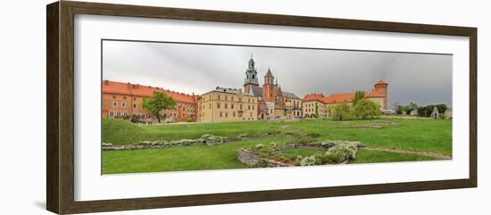 View of the Wawel Castle with the Wawel Cathedral, Krakow, Poland-null-Framed Photographic Print