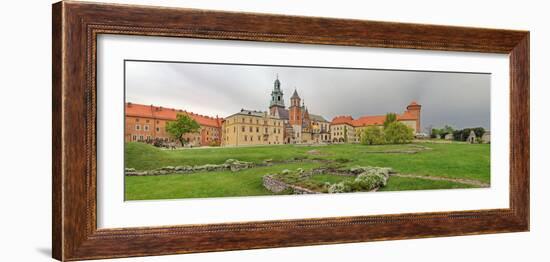 View of the Wawel Castle with the Wawel Cathedral, Krakow, Poland-null-Framed Photographic Print