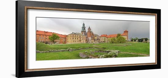 View of the Wawel Castle with the Wawel Cathedral, Krakow, Poland-null-Framed Photographic Print