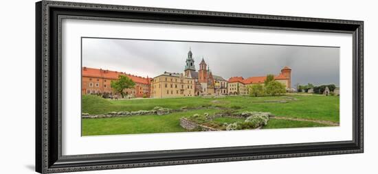 View of the Wawel Castle with the Wawel Cathedral, Krakow, Poland-null-Framed Photographic Print