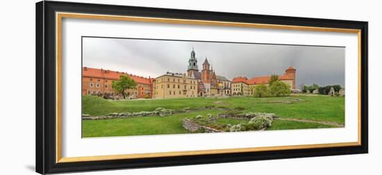 View of the Wawel Castle with the Wawel Cathedral, Krakow, Poland-null-Framed Photographic Print