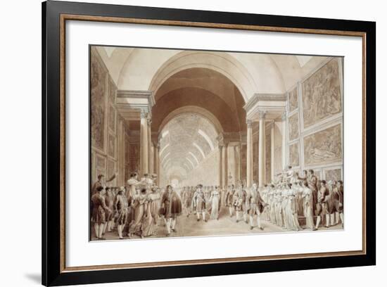 View of the Wedding Procession of Napoleon and Marie Louise-null-Framed Photographic Print