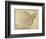 View of the Whole Internal Navigation of the United States, c.1830-Henry S^ Tanner-Framed Art Print