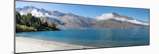 View of the Wilson Bay, Lake Wakatipu Seen from Glenorchy-Queenstown Road, Otago Region-null-Mounted Photographic Print