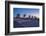 View of the windmills in Mykonos Town at dusk, Mykonos, Cyclades Islands, Aegean Sea-Frank Fell-Framed Photographic Print