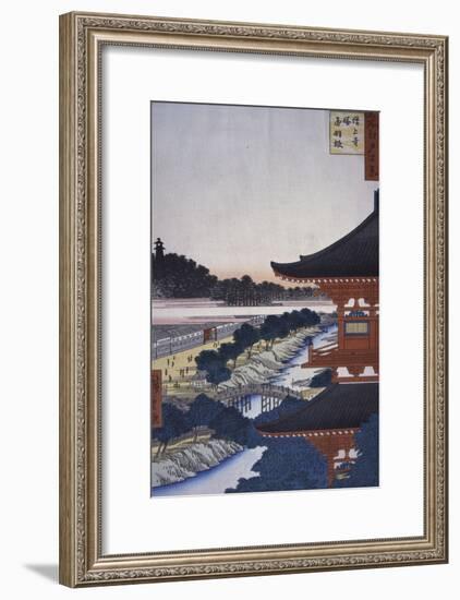 View of the Woods, 19th century-Ando Hiroshige-Framed Giclee Print