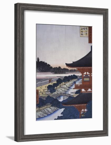 View of the Woods, 19th century-Ando Hiroshige-Framed Giclee Print