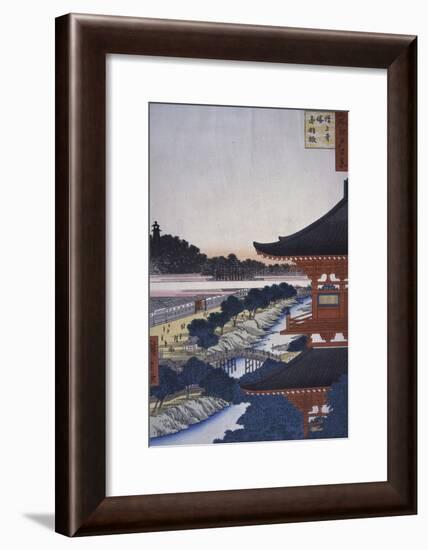 View of the Woods, 19th century-Ando Hiroshige-Framed Giclee Print