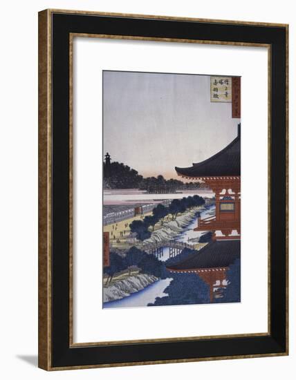 View of the Woods, 19th century-Ando Hiroshige-Framed Giclee Print