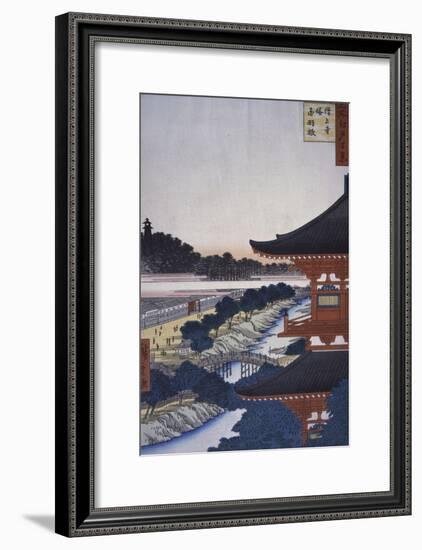 View of the Woods, 19th century-Ando Hiroshige-Framed Giclee Print