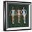 View of Three Unidentified Women in Bathing Suits as They Sunbath on Green Grass, 1961-Allan Grant-Framed Photographic Print