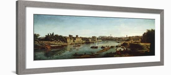 View of Tiber-Gaspar van Wittel-Framed Giclee Print