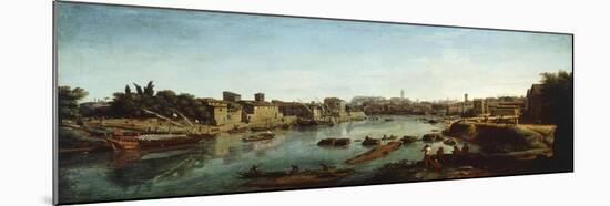 View of Tiber-Gaspar van Wittel-Mounted Giclee Print