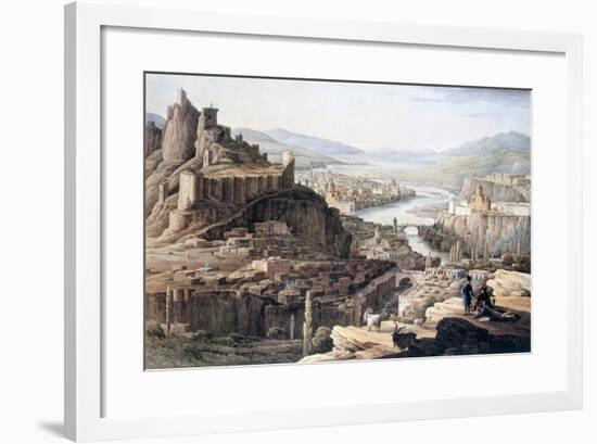 View of Tiflis, 1830-Nikandor Grigorievich Chernetsov-Framed Giclee Print