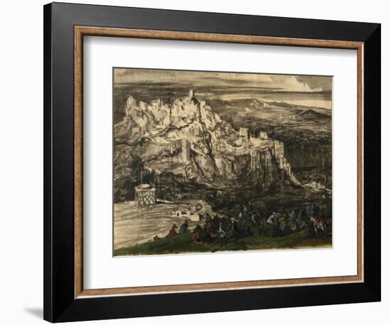 View of Tiflis, 1840S-Grigori Grigorievich Gagarin-Framed Giclee Print