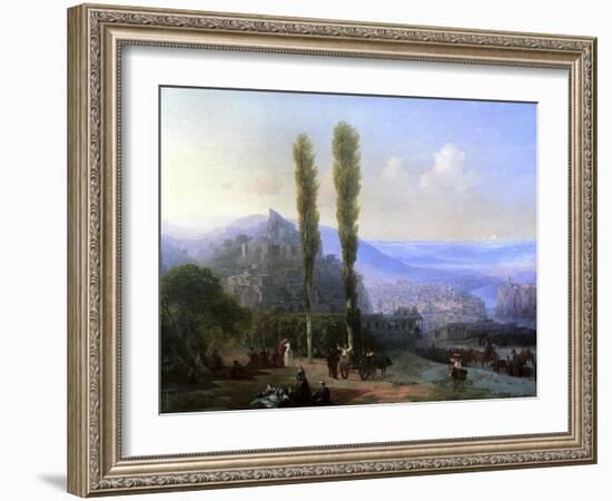 View of Tiflis, 1869-Ivan Konstantinovich Aivazovsky-Framed Giclee Print