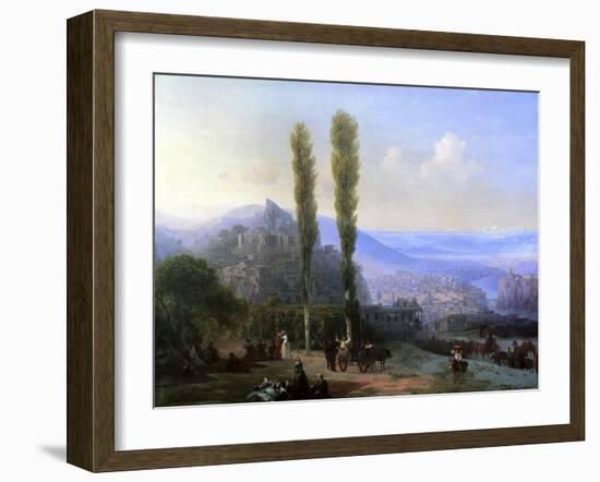 View of Tiflis, 1869-Ivan Konstantinovich Aivazovsky-Framed Giclee Print