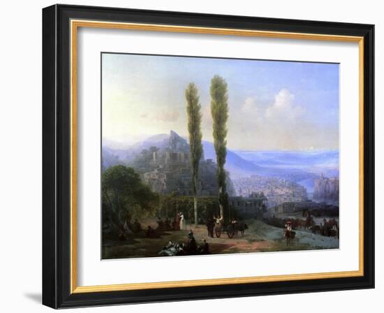 View of Tiflis, 1869-Ivan Konstantinovich Aivazovsky-Framed Giclee Print