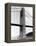 View of Tiny Lighthouse at the Foot of the George Washington Bridge-Alfred Eisenstaedt-Framed Premier Image Canvas