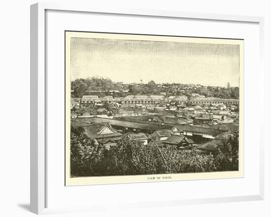 View of Tokio-null-Framed Giclee Print