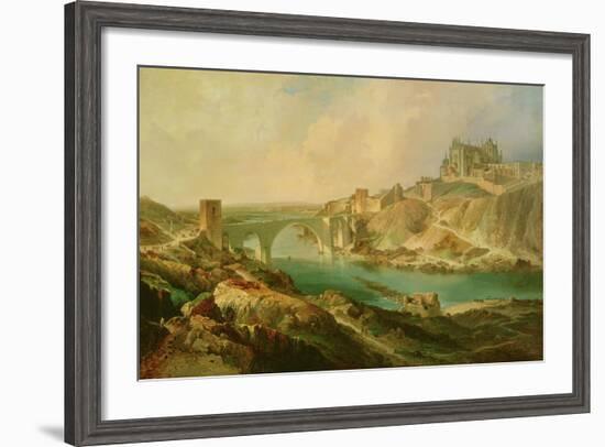 View of Toledo, 1854-Eugenio Lucas y Padilla-Framed Giclee Print