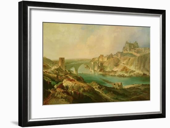 View of Toledo, 1854-Eugenio Lucas y Padilla-Framed Giclee Print
