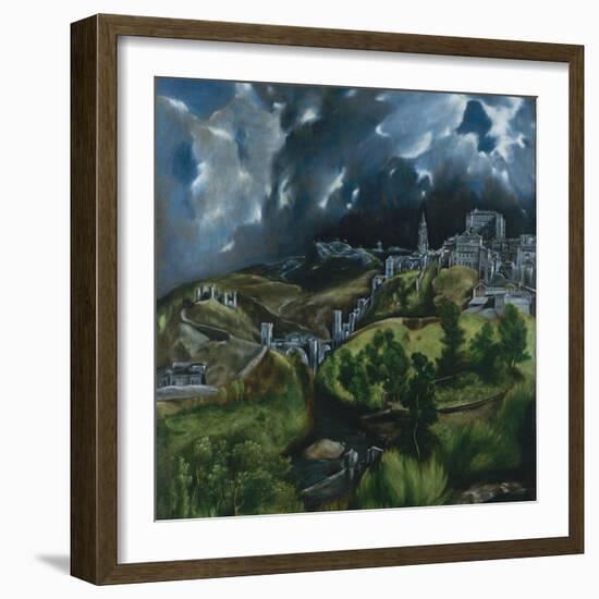 View of Toledo, C.1597-99-El Greco-Framed Giclee Print