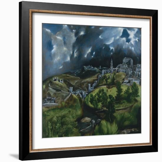 View of Toledo, C.1597-99-El Greco-Framed Giclee Print