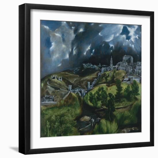 View of Toledo, C.1597-99-El Greco-Framed Giclee Print