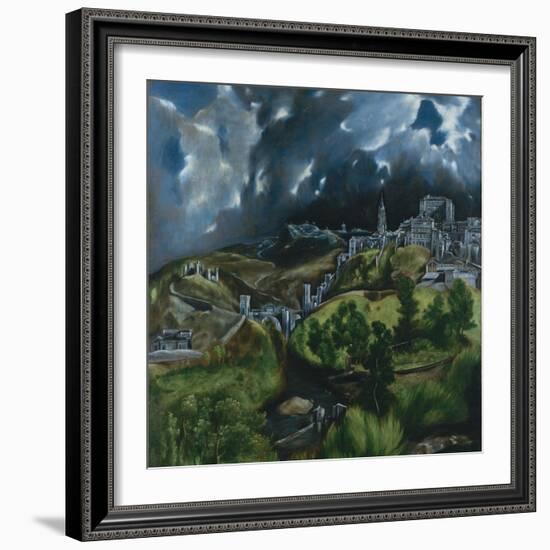 View of Toledo, C.1597-99-El Greco-Framed Giclee Print