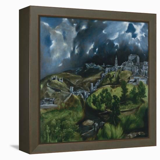 View of Toledo, C.1597-99-El Greco-Framed Premier Image Canvas