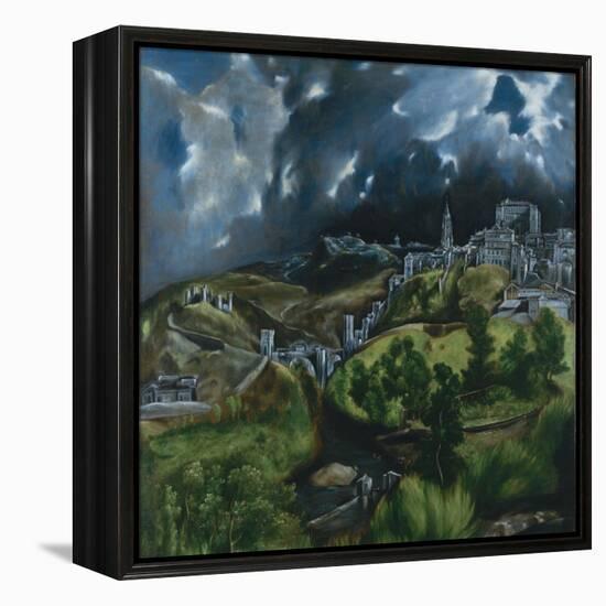 View of Toledo, C.1597-99-El Greco-Framed Premier Image Canvas