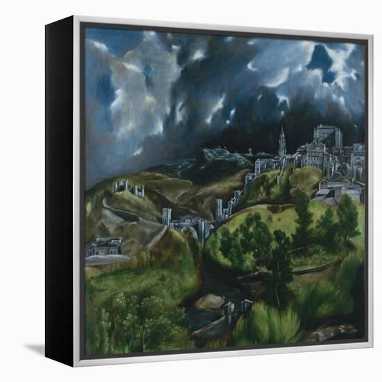 View of Toledo, C.1597-99-El Greco-Framed Premier Image Canvas