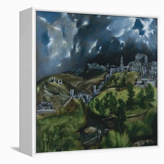 View of Toledo, C.1597-99-El Greco-Framed Premier Image Canvas