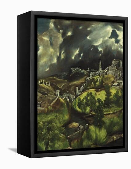 View of Toledo, C. 1597-99-El Greco-Framed Premier Image Canvas