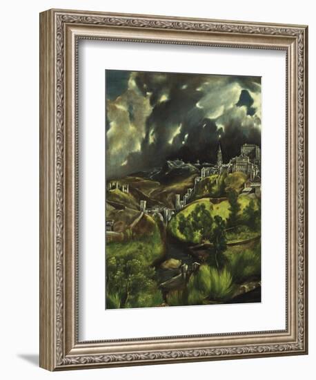 View of Toledo, C. 1597-99-El Greco-Framed Giclee Print