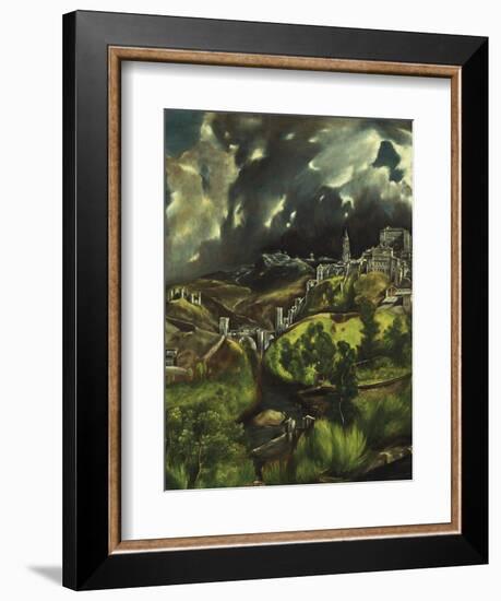 View of Toledo, C. 1597-99-El Greco-Framed Giclee Print