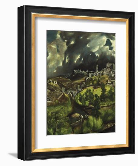 View of Toledo, C. 1597-99-El Greco-Framed Giclee Print