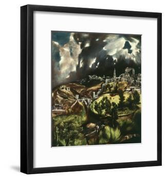 View of Toledo, Spain, 1595-1610-El Greco-Framed Giclee Print