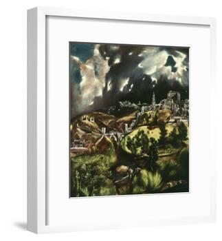 View of Toledo, Spain, 1595-1610-El Greco-Framed Giclee Print