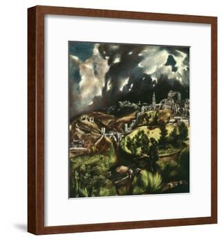 View of Toledo, Spain, 1595-1610-El Greco-Framed Giclee Print
