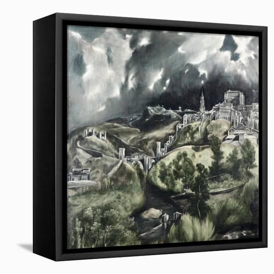 View of Toledo-El Greco-Framed Premier Image Canvas