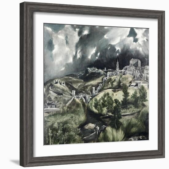 View of Toledo-El Greco-Framed Giclee Print