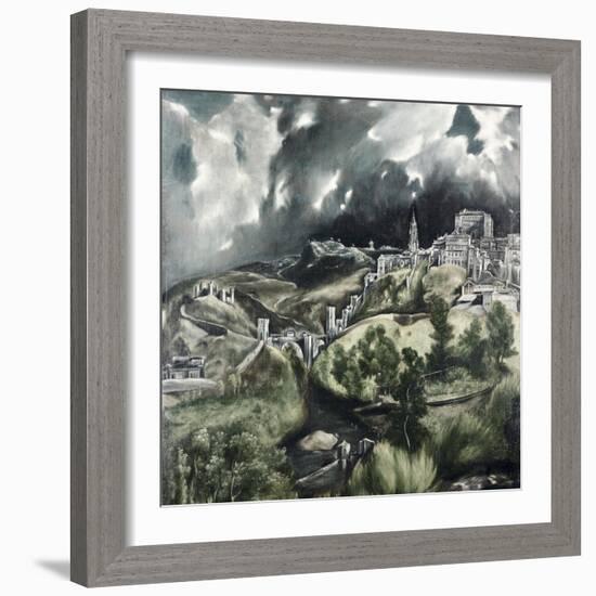 View of Toledo-El Greco-Framed Giclee Print