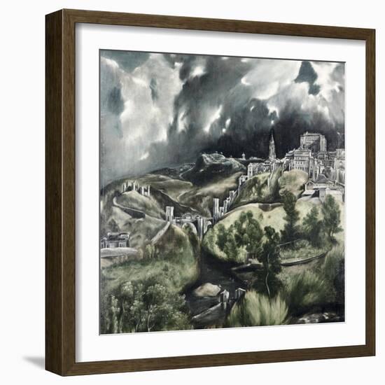 View of Toledo-El Greco-Framed Giclee Print