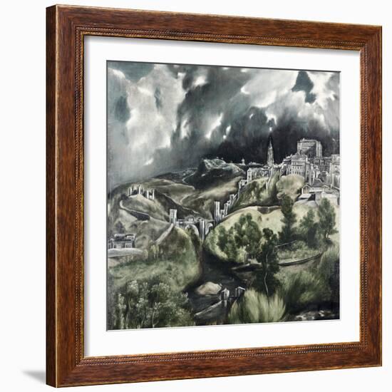 View of Toledo-El Greco-Framed Giclee Print