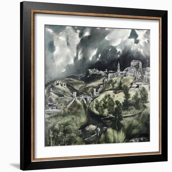 View of Toledo-El Greco-Framed Giclee Print