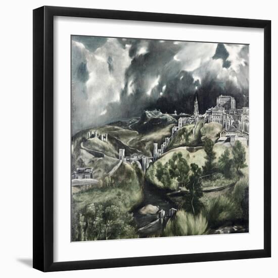 View of Toledo-El Greco-Framed Giclee Print