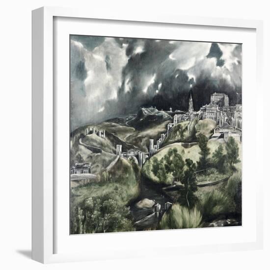 View of Toledo-El Greco-Framed Giclee Print