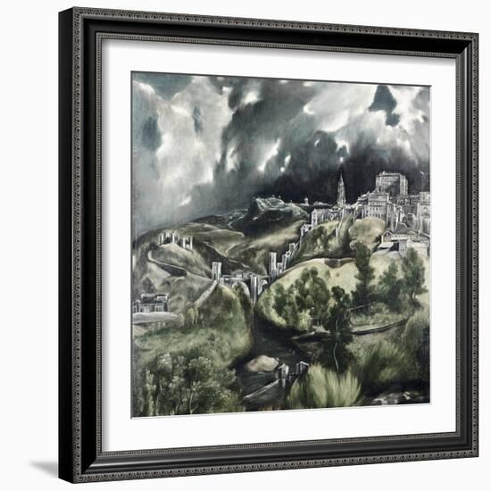 View of Toledo-El Greco-Framed Giclee Print